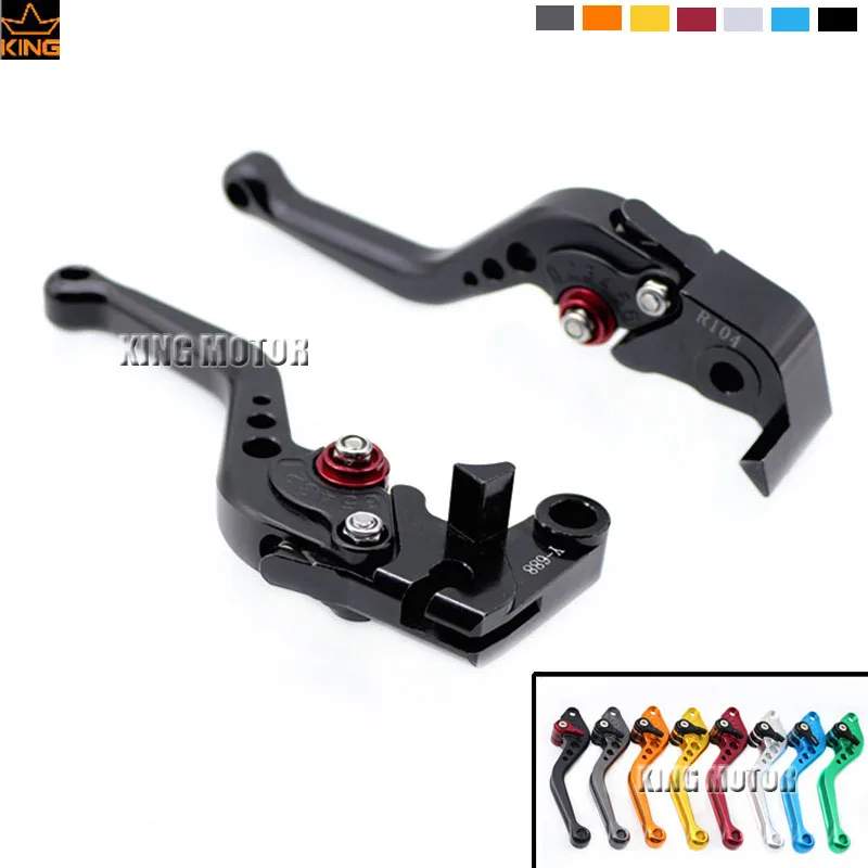 

For YAMAHA YZF R1 YZF-R1 2004-2008 YZF R6YZF-R6 2005-2014 Motorcycle Accessories Short Brake Clutch Levers Black
