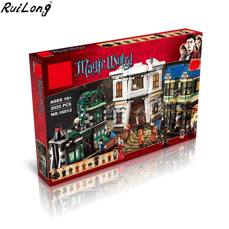 

Harry Potter Set Diagonal Alley Compatible LegoINGLY Harry Potter 10217 Building Blocks Bricks Toys For Children Christmas Gifts