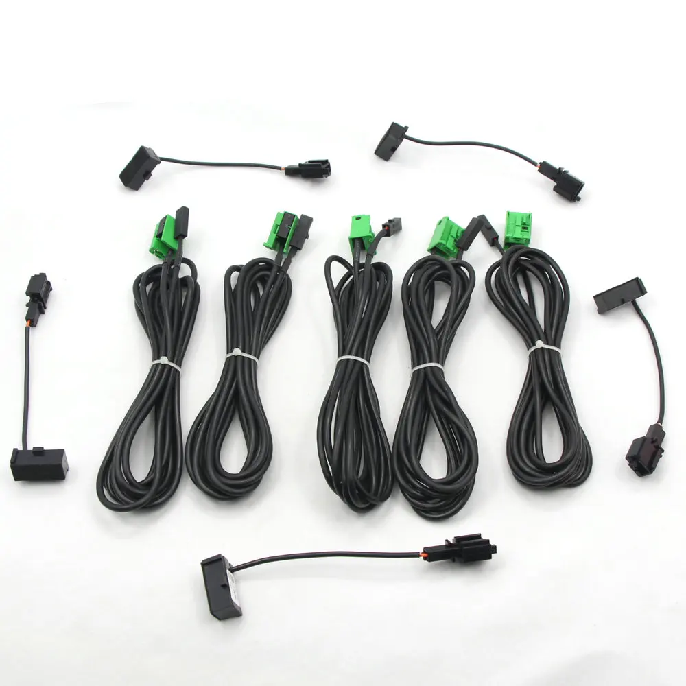 

5 Pcs Genuine Microphone MIC + Bluetooth Adapter Cable For RNS315 Original Connectors Wiring Harness 3BD 035 711