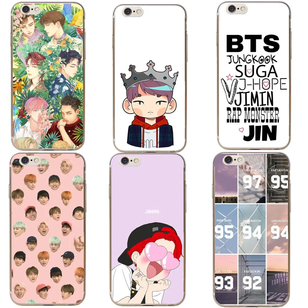 BTS Korea Bangtan Boys Young Phone Case for iPhone 5 5S 6S