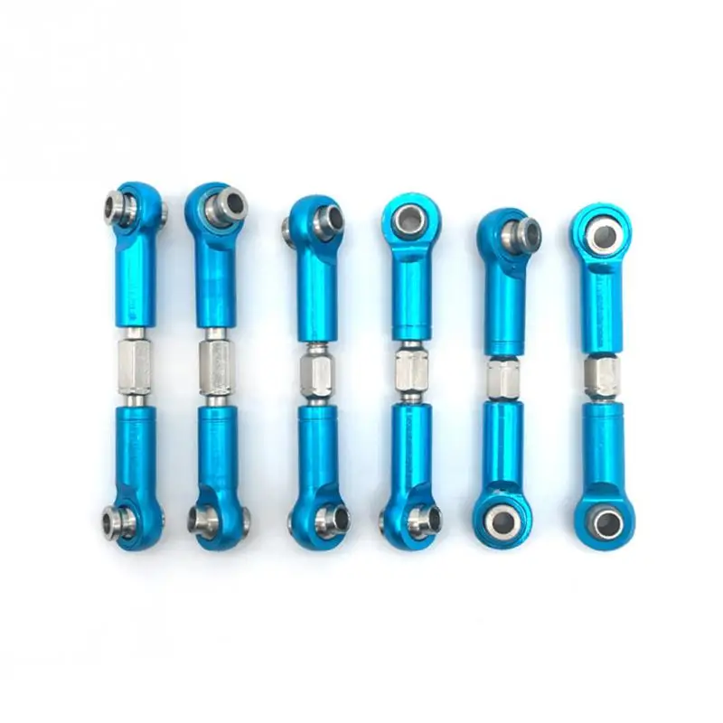 6Pcs Adjustable Metal Linkage Pull Rod Front /Rear Servo Link For Wltoys A949 A959 A969 A979 K929 RC Car Upgrade Spare 6Pcs Adjustable Metal Linkage Pull Rod Front /Rear Servo Link For Wltoys A949 A959 A969 A979 K929 RC Car Upgrade Spare
