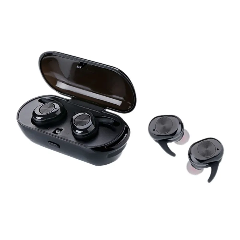 

Sport Ear Phone With Mic Portable Charging Box TWS Wireless Bluetooth Earphone For Xiaomi for Huawei Mobile Stereo Earbud
