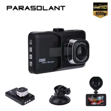 PARASOLANT 120 Wide-angle Car recorder Full HD 1080P Dash Cam Clear Night Vision Car Camera Loop Recorder English/Russian Menual