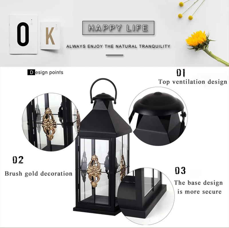 Moroccan Décor Centre De Table Mariage Lantern Candle Crystal Candle Holder Candle Holders Wedding Decorations Crystal Candle Stand Candle (3)