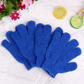 

4Pcs Exfoliationg Gloves Bath And Shower Cleansing Smooth Soft Face Legs Body