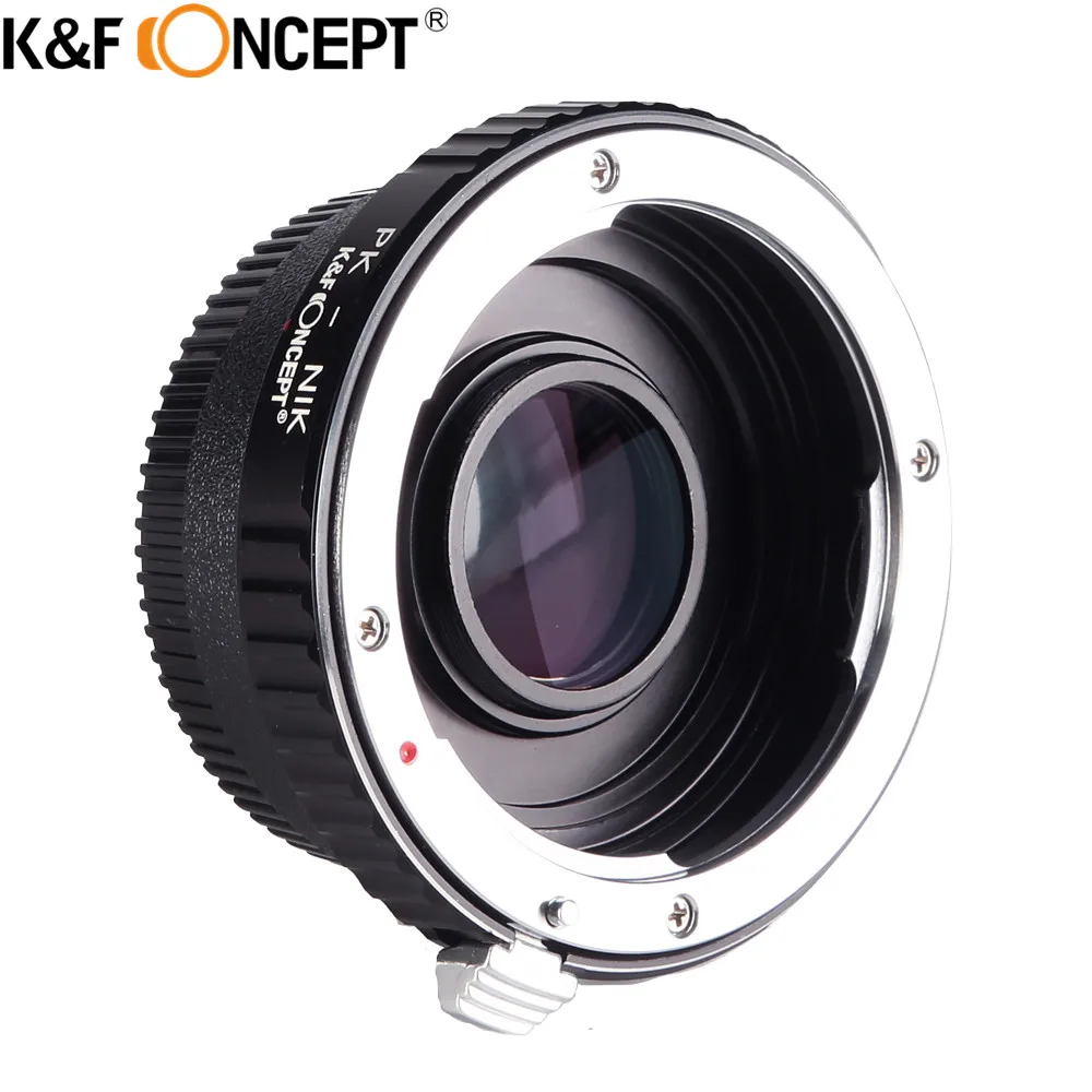 Кольцо адаптер для объектива камеры K & F CONCEPT кольцо с оптическим стеклом PENTAX PK Nikon