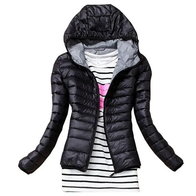 2018 Parkas Winter Female Down Jacket Women Clothing Winter Coat Color Overcoat Female Jacket Parka Hood Plus Size XXXL 4XL 5XL