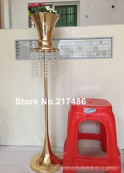 

tall luxury acrylic crystal wedding walkway wedding road lead table centerpieces event party T- stand decor 00013