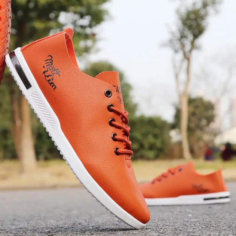 

new 2019 summer mens shoes casual men leather shoes lightweight comfortable breathable walking sneakers men flats Zapatos Hombre