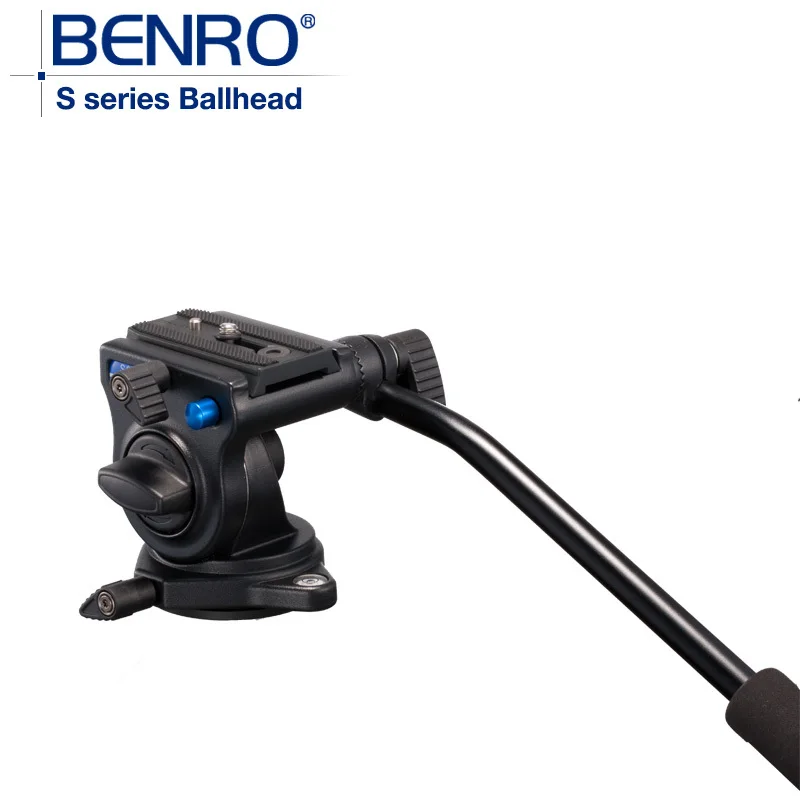 Benro S2 Pro Видео головки алюминиевая гидравлическая головка для видео штатива QR4 система быстрого выпуска Максимальная нагрузка 2,5 кг DHL
