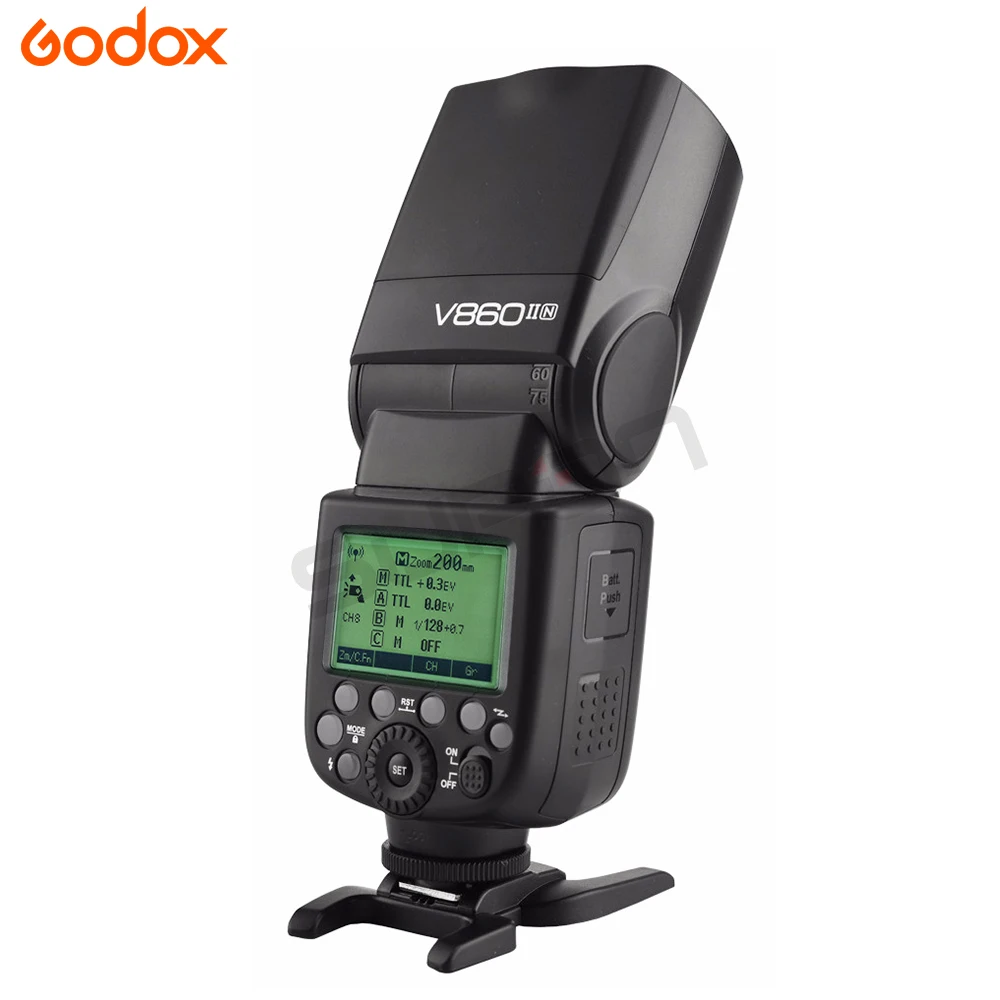 Paypal Accpect Godox V860II N Flash GN60 i TTL HSS 1/8000s литий ионный аккумулятор Speedlite + Xpro trigger для