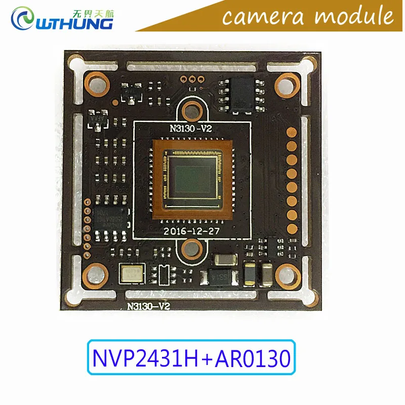 

AHD Camera module 1/3" Aptina CMOS AR0130 sensor + NVP2431 board+IR cut+Lens+wire support IR cut night vision for cctv camera