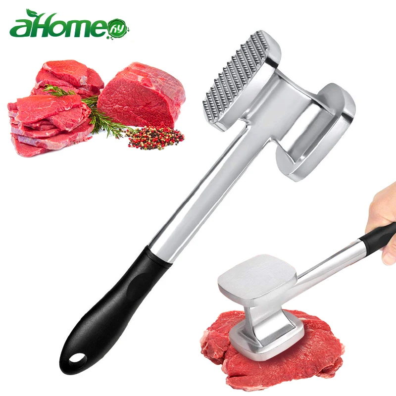 

Stainless Steel Meat Tenderizer Hammer Manual Hammer Puncher for Tenderizing Chicken Beef Steak Pork Kitchen Gadgets
