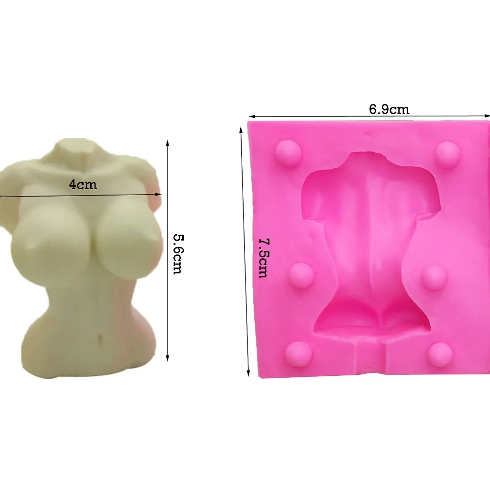 Здоровая женщина грудь форма 3D помадка торт Силиконовая пищевая мастика