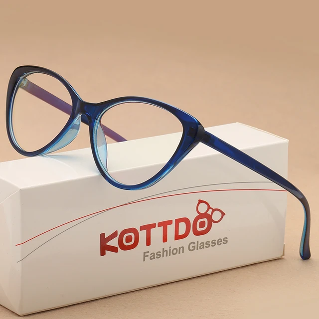 KOTTDO 2018 fashion Vintage Cat Eye Glasses Frame Eyeglasses Women Reading Glasses Optical Glasses for Unisex Eyewear UV400