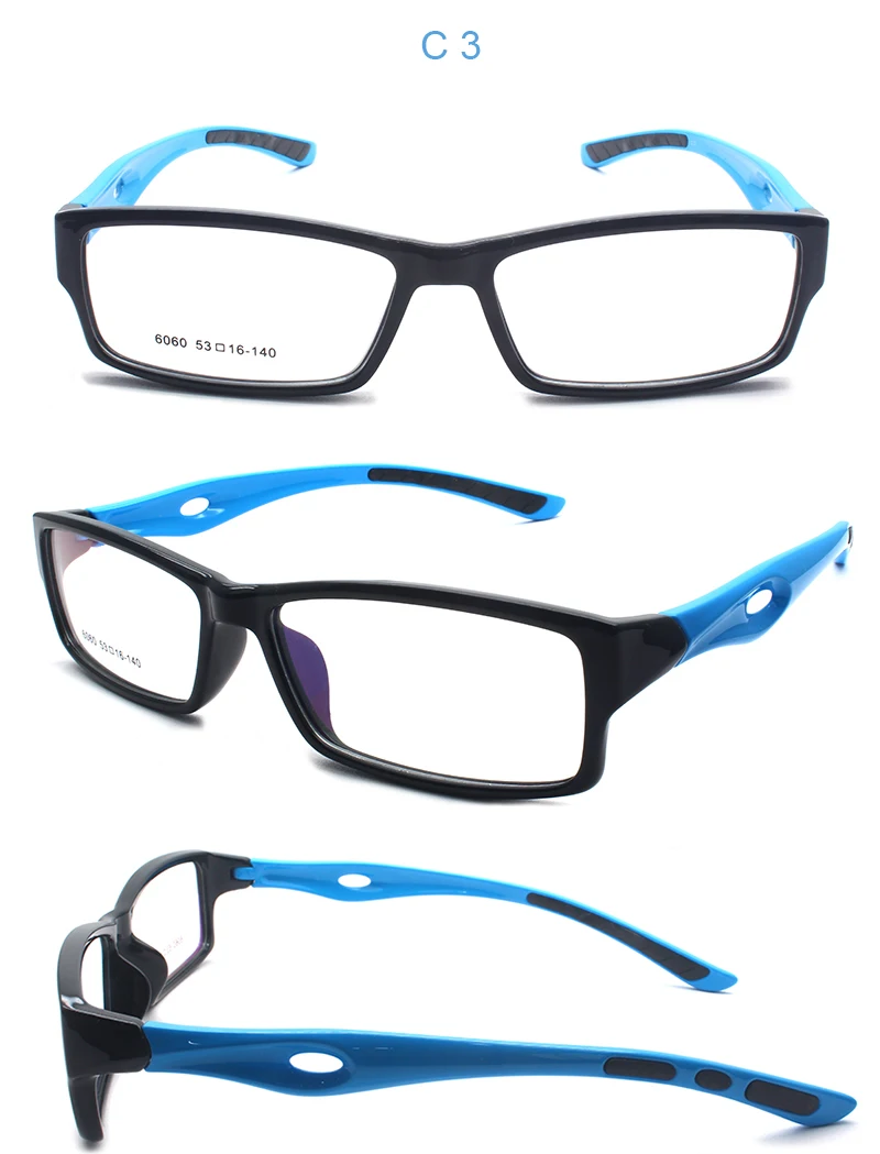 Мода 6060 г. для женщин и мужчин оптические очки Рамки полный рамка обод пластик Tr-90 Стильный украшения для очков рецепт