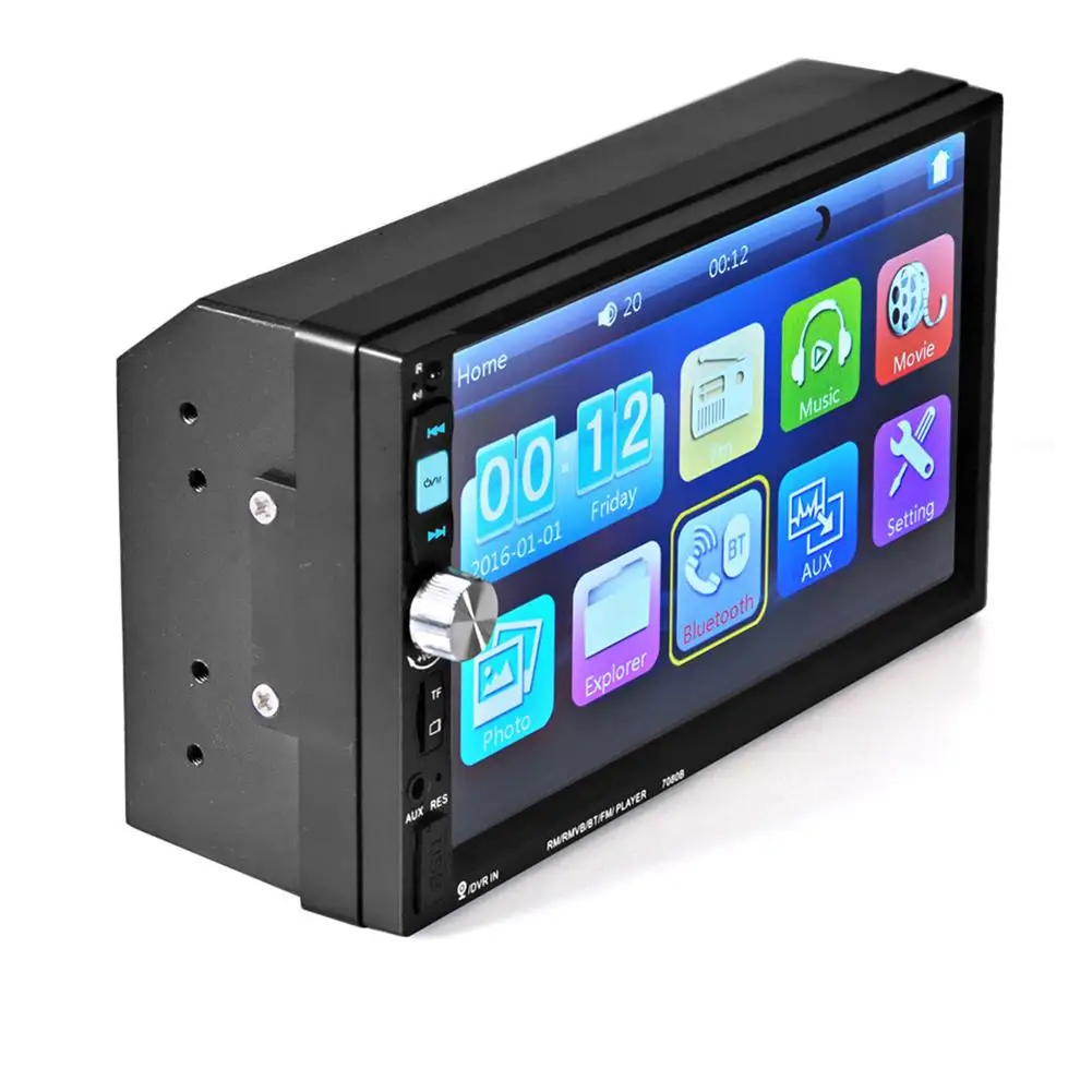 7 Inches Double DIN Bluetooth Car MP5 Player Without Camera Support Hands-free Calls And Across Two Cellphones Auto Accessories |