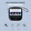 KISSCASE Portable Earphone Case Bag Mini Zipper Square Hard Storage Box Case For Headphone Memory Card Coin USB Cable Organizer ► Photo 3/6