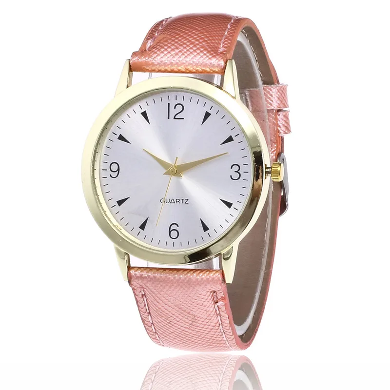2018 Новый известный бренд Для женщин Простые Модные Кожаный ремешок аналоговые кварцевые наручные часы круглые часы relogio feminino часы A40