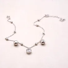 Red trees/летние ювелирные изделия из стерлингового серебра 925 пробы, браслет с цирконом, модные ножные браслеты для женщин