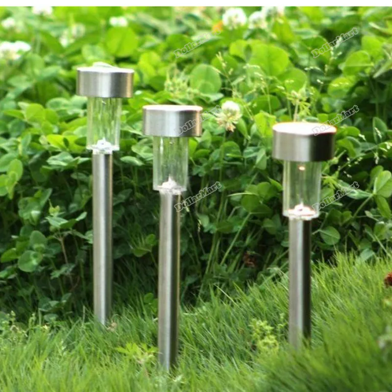 dollarmart buyable Solar Power White LED Landscape Light Pathway Garden Walkway Path Fence Lamp superble | Освещение