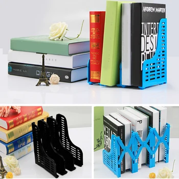 

Plastic Adjustable Extension Bookends Tray Holder Stand for Student Men Women School Office Home