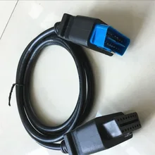 1.5 m OBD2 16PIN Masculino para Feminino Conector de 16 PINOS Macho para 16 PIN Feminino Cabo de alta qualidade