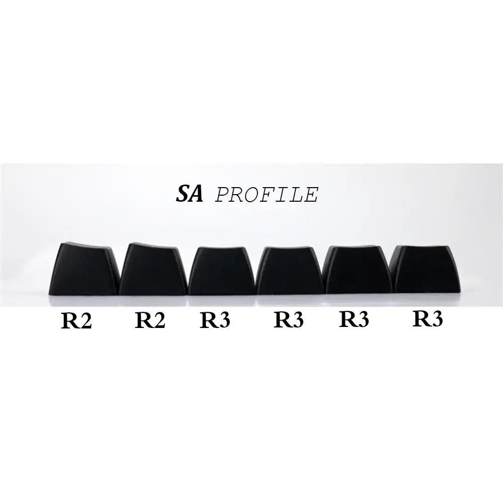 MP SA Profile pbt Keycap 120 Keys Miami Etched Coloring Fonts Keycaps PBT Radium Valture Keycap for Mechanical Keyboard