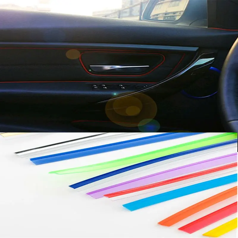 5M Car Interior Dashboard Panel Gap Flexible Decoration Moulding Trim