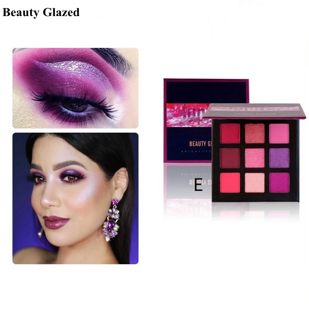 

Top Brand Eyeshadow Makeup Palette 9 Color Waterpoof Shimmer Matte Eye shadow Pigments Pressed Makeup Palette for Eyes Cosmetics