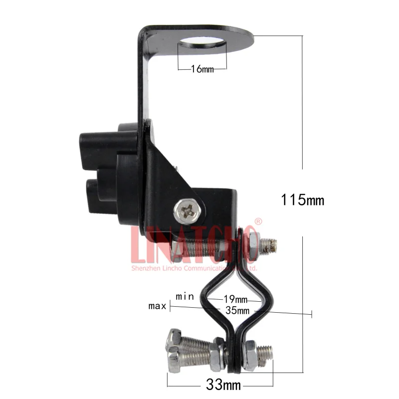 RB 46 black pl259 car antenna mount Luggage rack mobile radio antenna