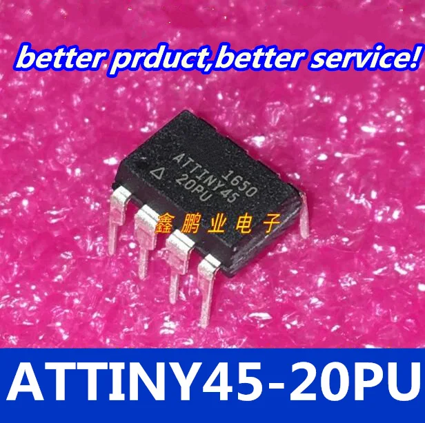 Бесплатная доставка 20 шт./лот ATTINY45-20PU ATTINY45 DIP-8 новый оригинальный IC в наличии! |
