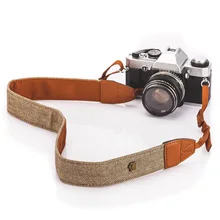 Винтажный плечевой ремень для камеры для SLR DSLR плечевой ремешок для камеры Canon Nikon sony Panasonic плечевой ремень