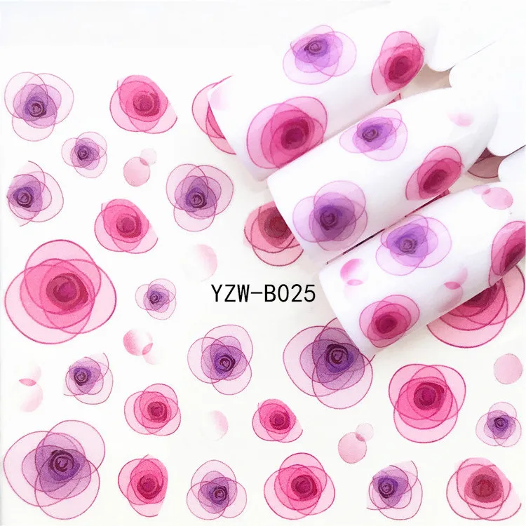 

1 PCS Pink Purple Watercolor ROSE Stone Nail Rhinestone Small Irregular Beads Manicure 3D Nail Art Decoration Wheel Accessories