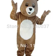 Талисман дешевый коричневый маскот Медведь Костюм низкая цена хорошее качество коричневый маскот медведь te костюм маскота костюм кунг-фу панды