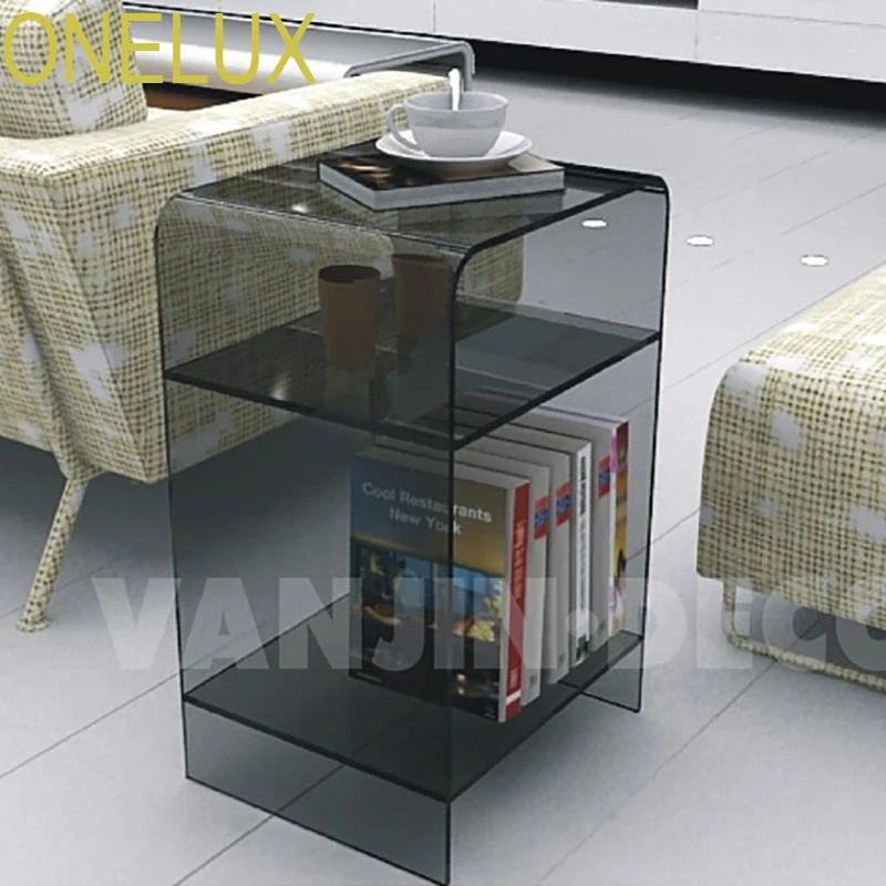 Multi-color Acrylic nightstand with magazine rack, Lucite bedside
cabinet sofa tables