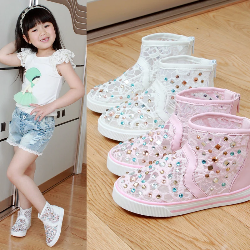 Online Shop Hot Saling Princess Girls Sandal cutout lace net ... Online Shop Hot Saling Princess Girls Sandal cutout lace net ...