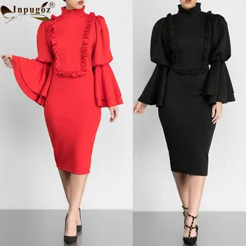 

Stringy Selvedge Women High Neck Full Sleeve Elegant Women Bodycon Short Dresses