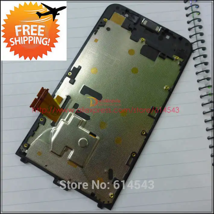 

Tested For BlackBerry Z30 LCD screen Touch Screen Digitizer Assembly + frame 4G version Black +Track No.1pc for retail