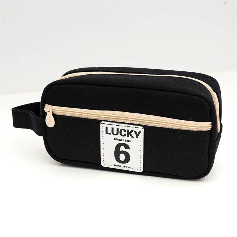 Чехол карандаш Lucky Number холщовый чехол для карандашей большая емкость