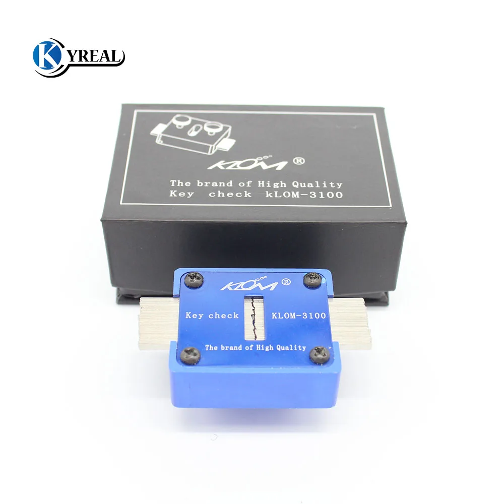 

New Klom Key Check Checker KLOM-3100 Lock Pick Set Key Machine Parts Measurement Tool for Car Locksmith Auto Tool