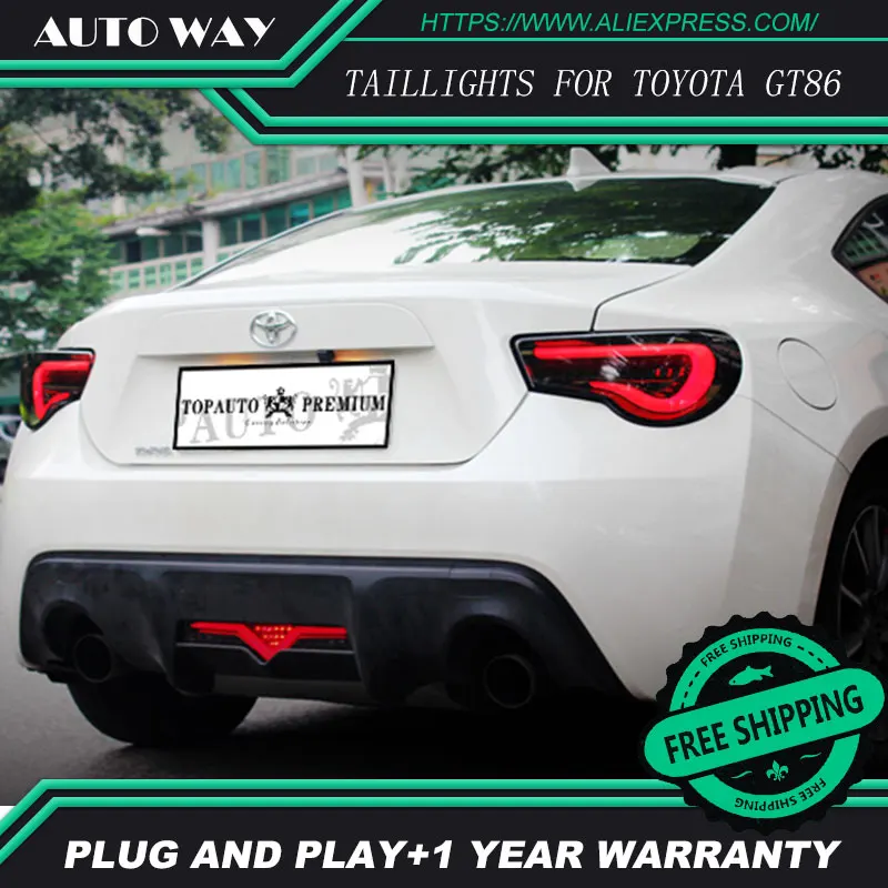 Чехол для автомобиля для Toyota GT86 Toyota 86 Toyota86 задний фонарь светодиодный задний фонарь крышка багажника