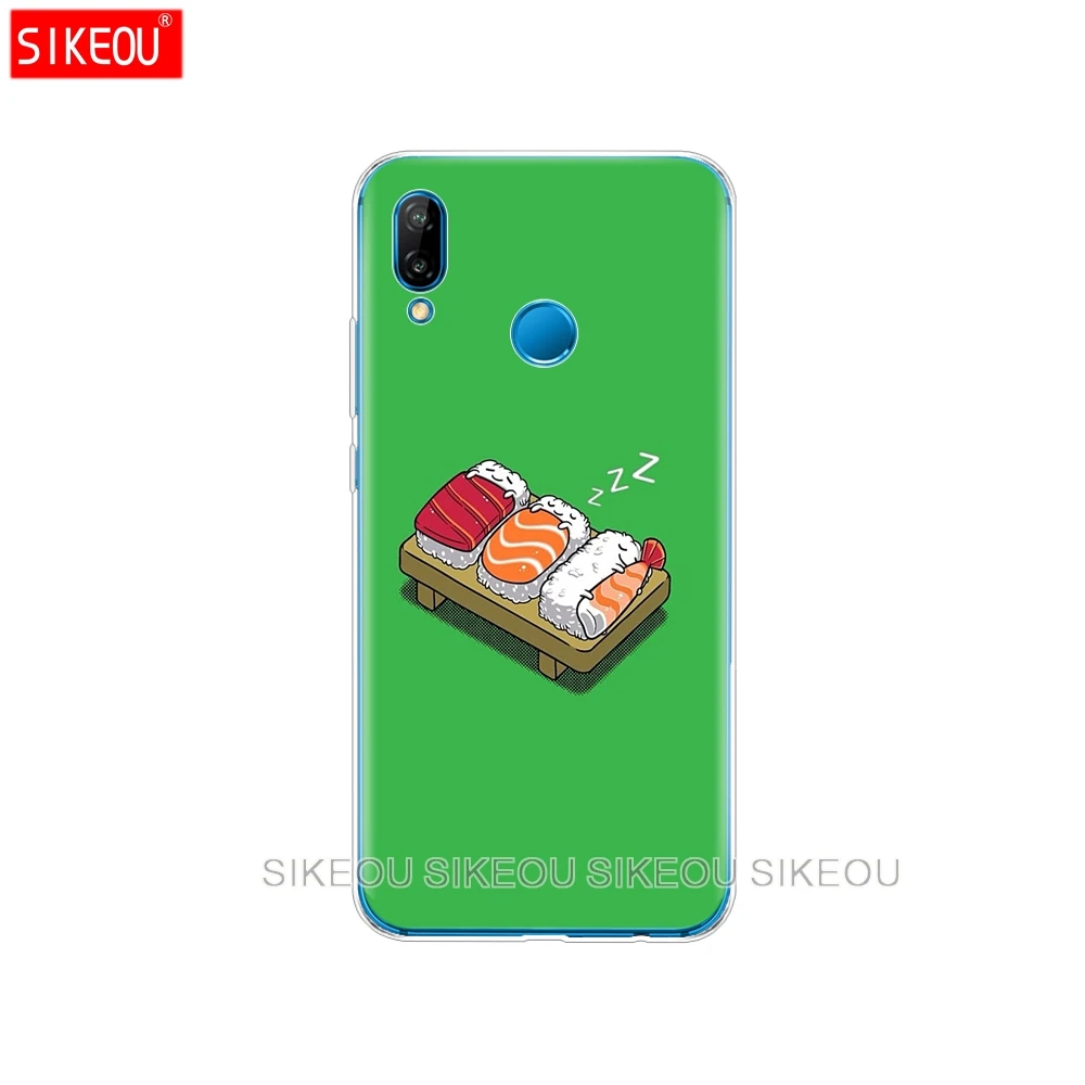 Силиконовый чехол для телефона Huawei P20 P7 P8 P9 P10 Lite Plus Pro 2017 p smart 2018 японская кухня