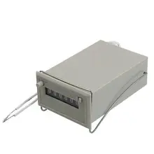 2 кабеля Механическая 6-значный Цифровой Металлический Держатель электромагнитный счетчик CSK6-DKW(грузовые автомобили) DC24V/AC220V/AC110V