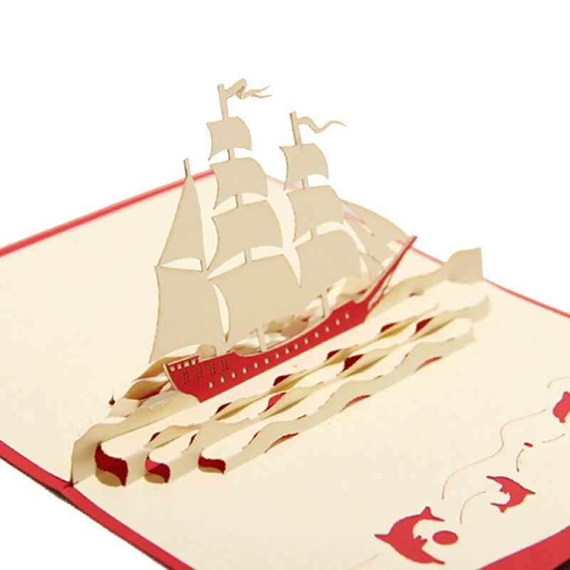10 Pieces Lot Voilier Concoit De Belles Cartes De Voeux 3d En Papier Fait Main Avec Enveloppe Carte Cadeau D Anniversaire Livraison Gratuite Aliexpress 10 Pieces Lot Voilier Concoit De Belles Cartes De Voeux 3d En Papier Fait Main Avec Enveloppe Carte Cadeau D Anniversaire Livraison Gratuite Aliexpress