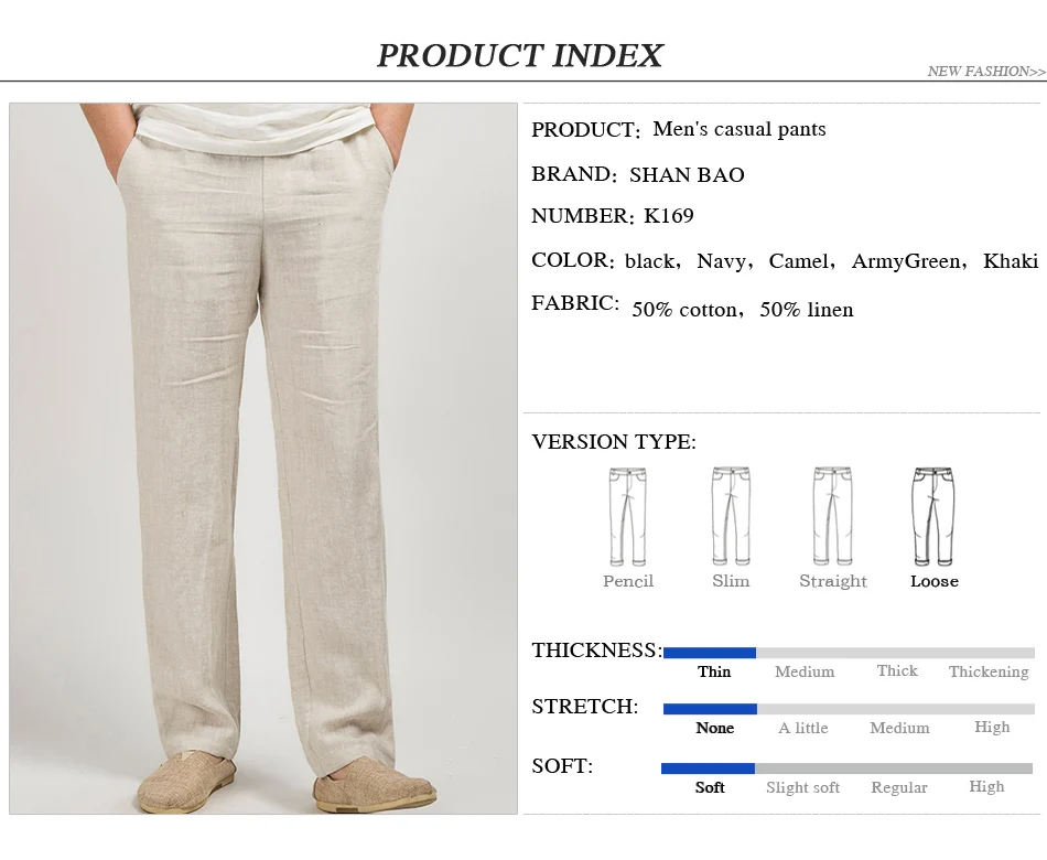 Летние новые китайские стильные высококачественные однотонные льняные мужские прямые свободные повседневные штаны деловые повседневные мужские брюки