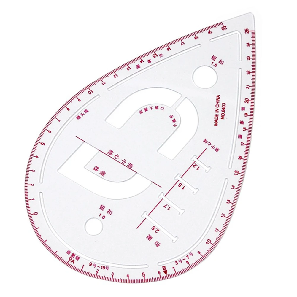 

Tailor Clothing Ruler Practical Measuring Curve Cutting 11pcs/set Home Multi-sized Sewing DIY Making Garment Multifunctional