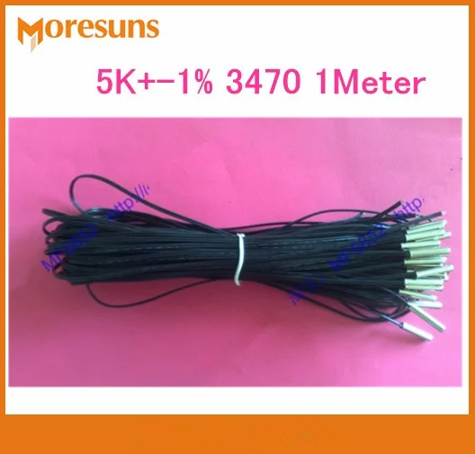 Custom made NTC 5K+-1% 3470 1meter NTC temperature sensor_