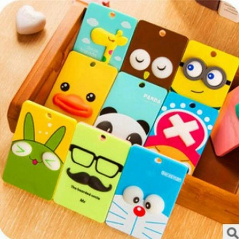 

PVC Badge Holder & Accessories ID card holder Credit Card Bus card case Cartoon minions Panda Doraemon monster stationery 5503