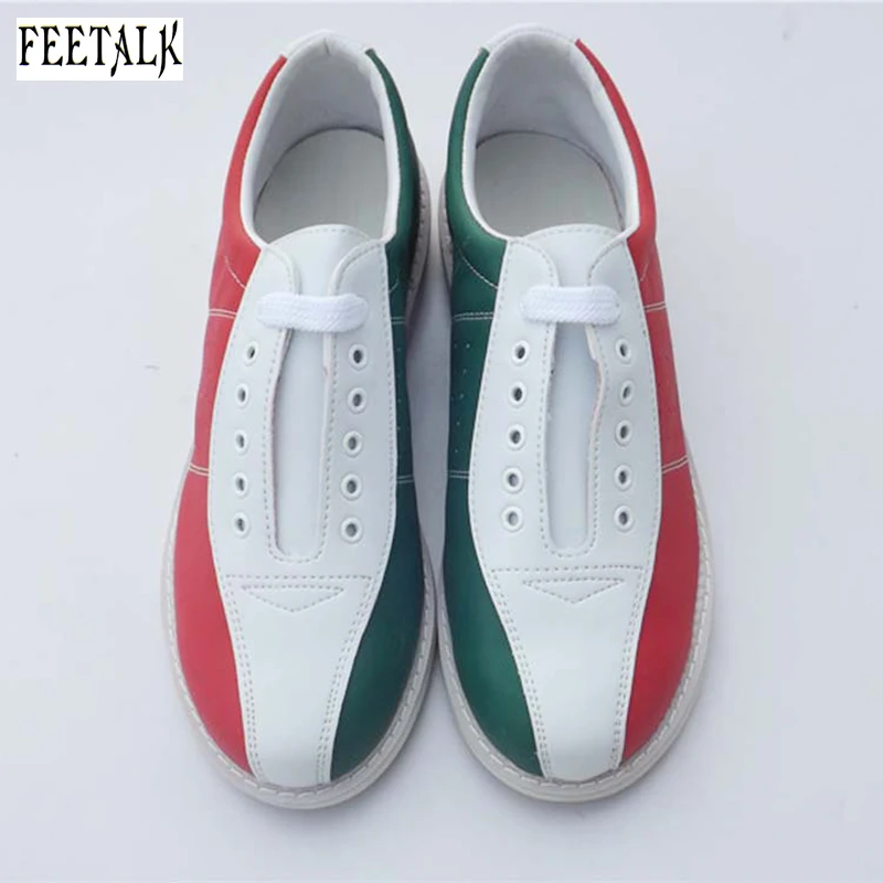 

2018 Sports Shoes Woman Boliche Men And Bowling Shoes Imported Super Comfortable Soft Fiber Platinum Sports Breathable Sneakers